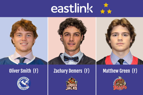NOJHL names its final Eastlink TV 3 Stars of the Week of regular season