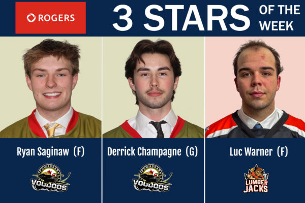 NOJHL names its Rogers 3 Stars of the Week